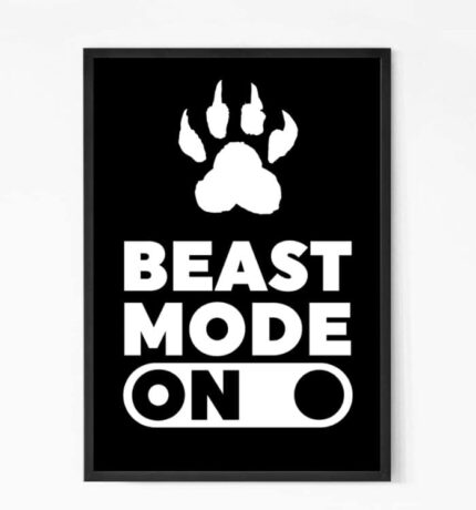 Beast Mode Wall Art