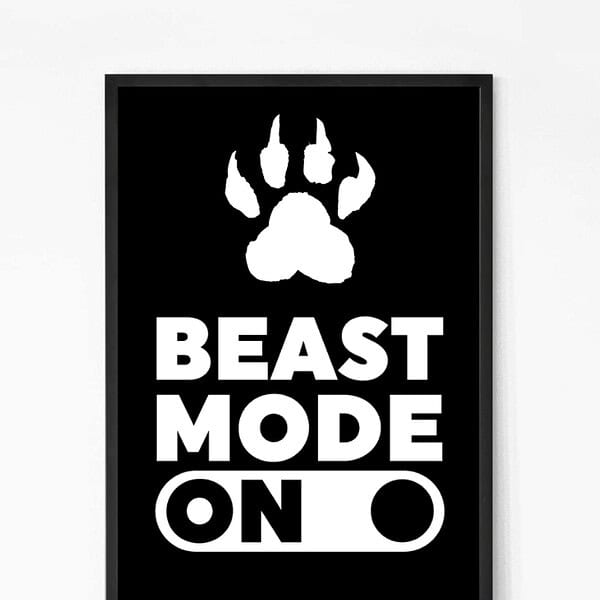 Beast Mode Wall Art