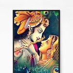 Blissful Radha Krishna Wall Art For Living room