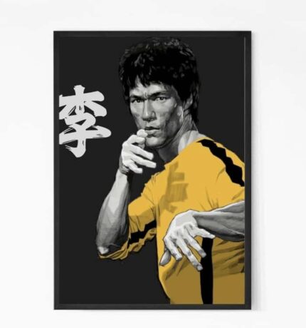 Bruce Lee Enter the dragon Wall Poster