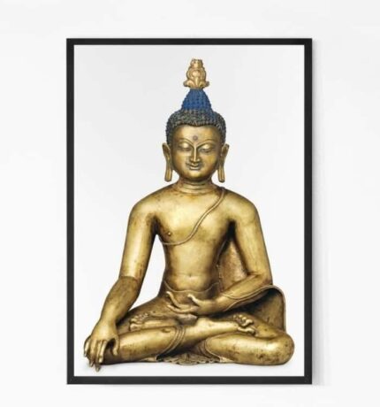 Buddha in The Bhumi-Sparsha Mudra Wall Art