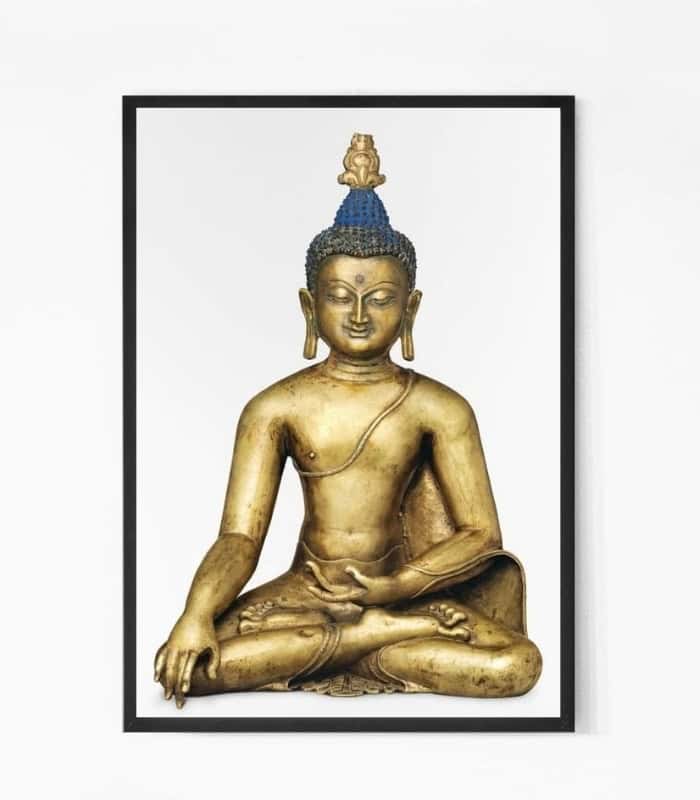 Buddha in The Bhumi-Sparsha Mudra Wall Art