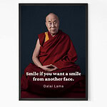 Calming Dalai Lama Wall Art