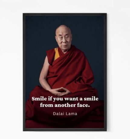 Calming Dalai Lama Wall Art