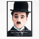 Charlie Chaplin Quote Wall Art