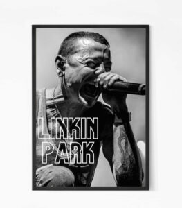 Chester Bennington From Linkin Park Wall Art