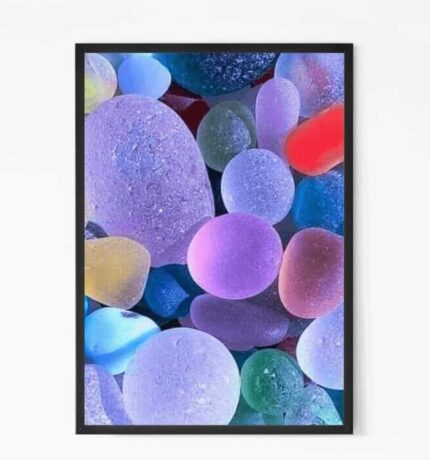 Colorful Glass Stone Wall Art