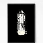 Creative Coffee Quote Wall Art
