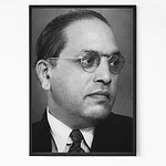 DR. Ambedkar Glass Framed Wall Art