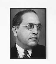 DR. Ambedkar Glass Framed Wall Art