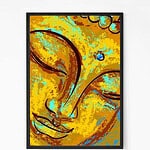 Divine Golden Buddha Wall Art