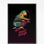 Electronic Music Band Daft Punk Wall Art
