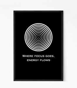 Focus Quote Wall Art