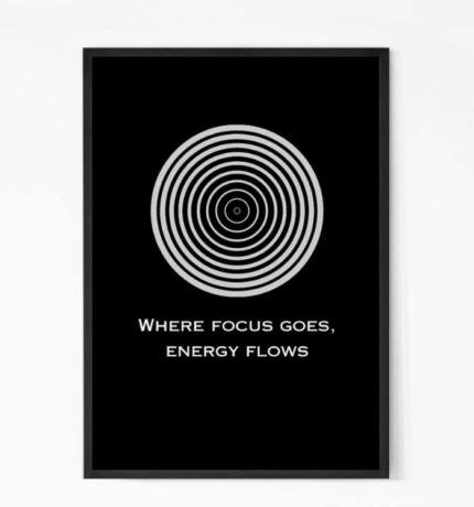 Focus Quote Wall Art