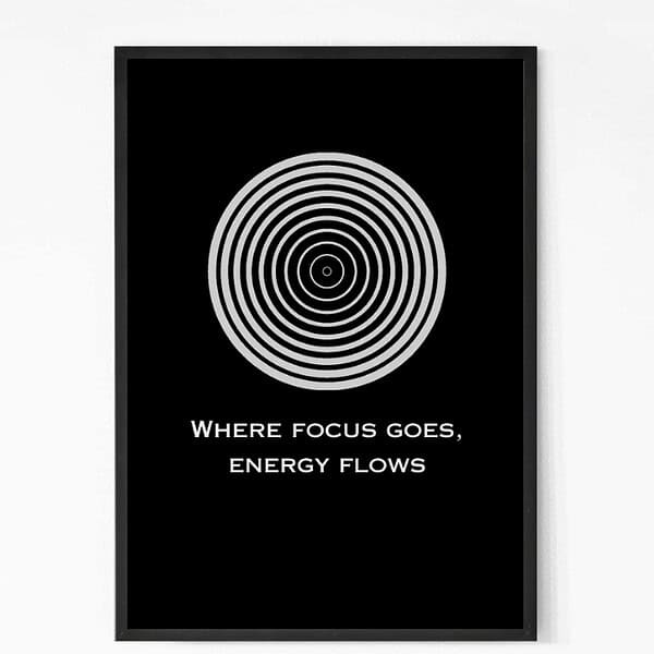 Focus Quote Wall Art