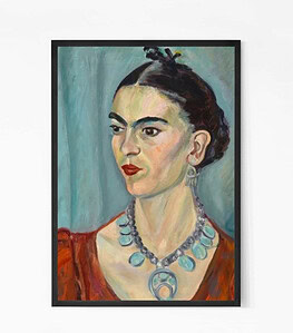 Frida Kahlo Painting Wall Art