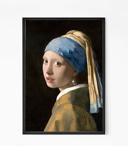 Girl with a Pearl Earring Painting Wall Art