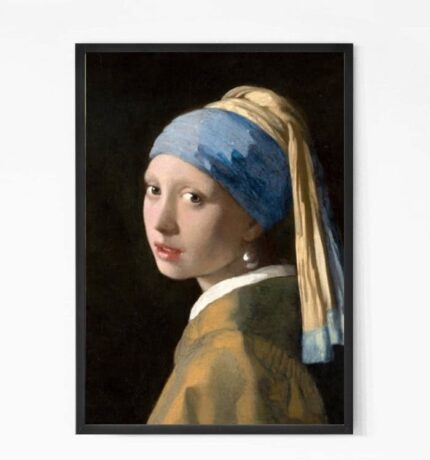 Girl with a Pearl Earring Painting Wall Art