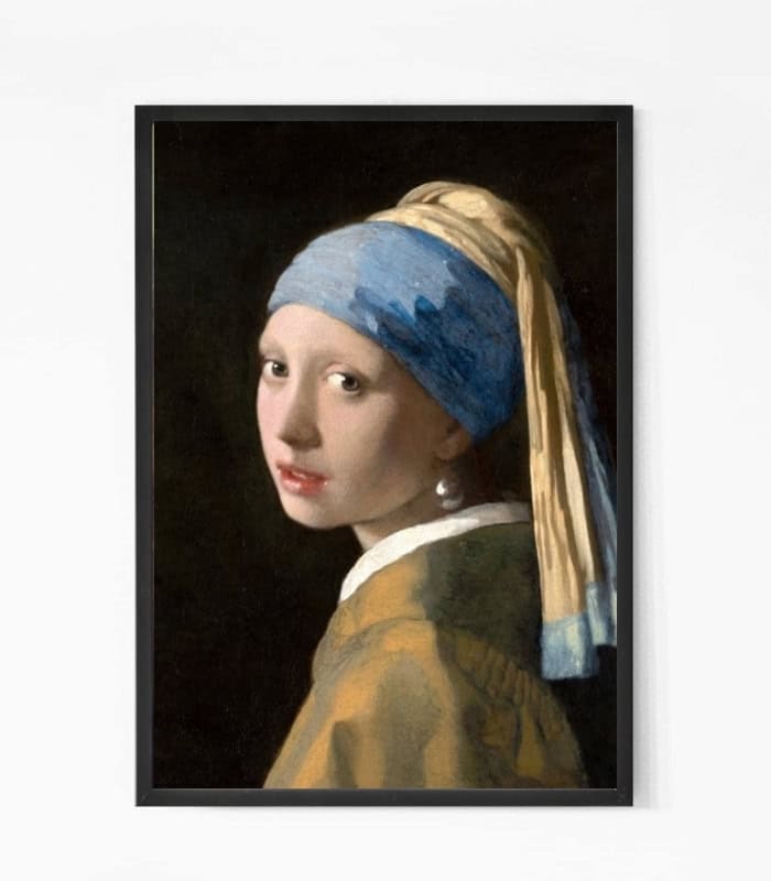 Girl with a Pearl Earring Painting Wall Art