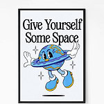 Give Some Space Quote Wall Art