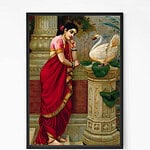 Hamsa Damayanti Painting Wall Art