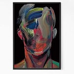 Hand painted Face Wall Art