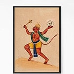 Hanuman Hand painting Wall Art