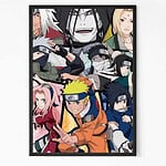 Heroic Naruto Collage Wall Art