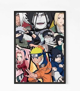 Heroic Naruto Collage Wall Art