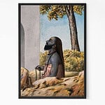 Hindu Sage Oil Painting Wall Art