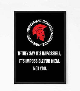 Impossible Quote Wall Art