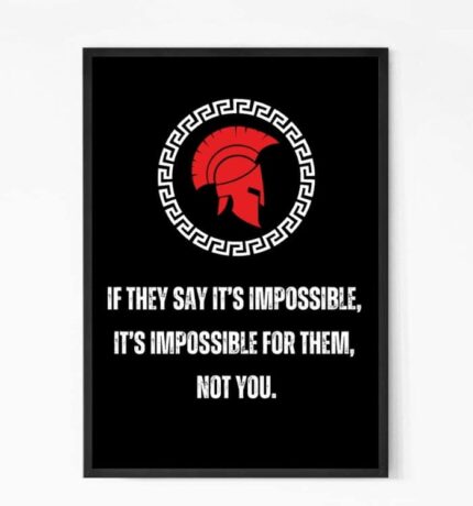 Impossible Quote Wall Art