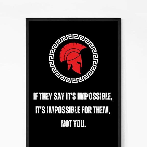 Impossible Quote Wall Art