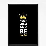 Keep Calm Quote Wall Art