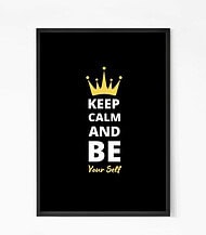 Keep Calm Quote Wall Art