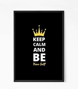 Keep Calm Quote Wall Art