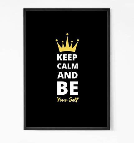 Keep Calm Quote Wall Art