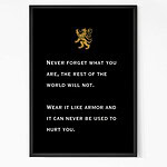 Lannisters Quote Wall Art
