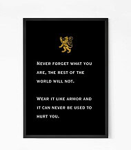 Lannisters Quote Wall Art