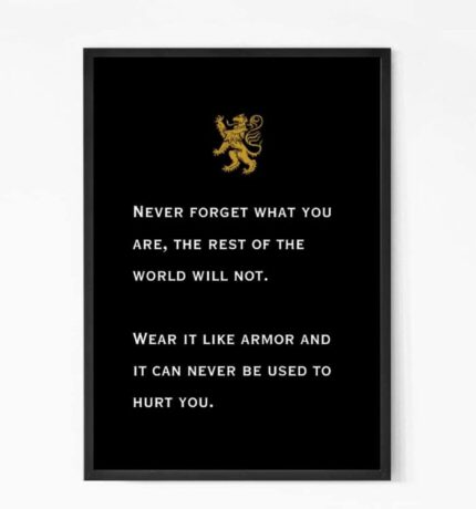 Lannisters Quote Wall Art