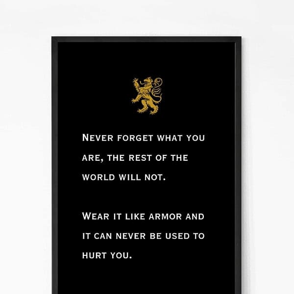 Lannisters Quote Wall Art