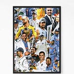 MS Dhoni Celebration Wall Art