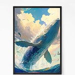 Magnificent Whale Wall Art