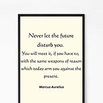 Marcus Aurelius Quote Wall art