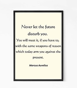 Marcus Aurelius Quote Wall art