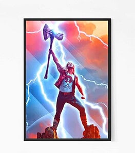 Marvel Thor Lightning wall art