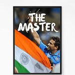 Master Sachin Tendulkar Wall art