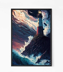 Mesmerizing Lighthouse Wall Art