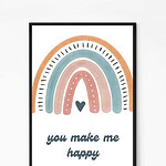 You Make Me Happy Wall Art