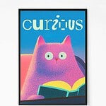 Buy Curious Cat Wall Art